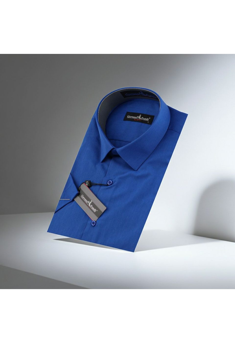 0408 CR K 062 Slim Fit Kısa Kol Düz Renk Erkek Gömlek 3GMK320408062 - Giovanni Fratelli