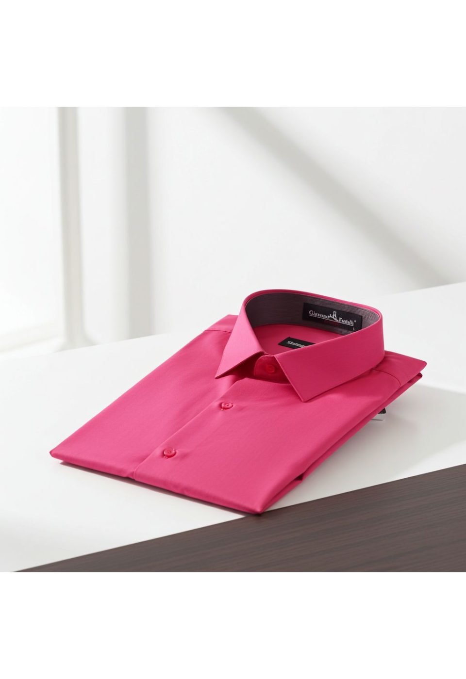0408 CR K 064 Slim Fit Kısa Kol Düz Renk Erkek Gömlek 3GMK320408064 - Giovanni Fratelli