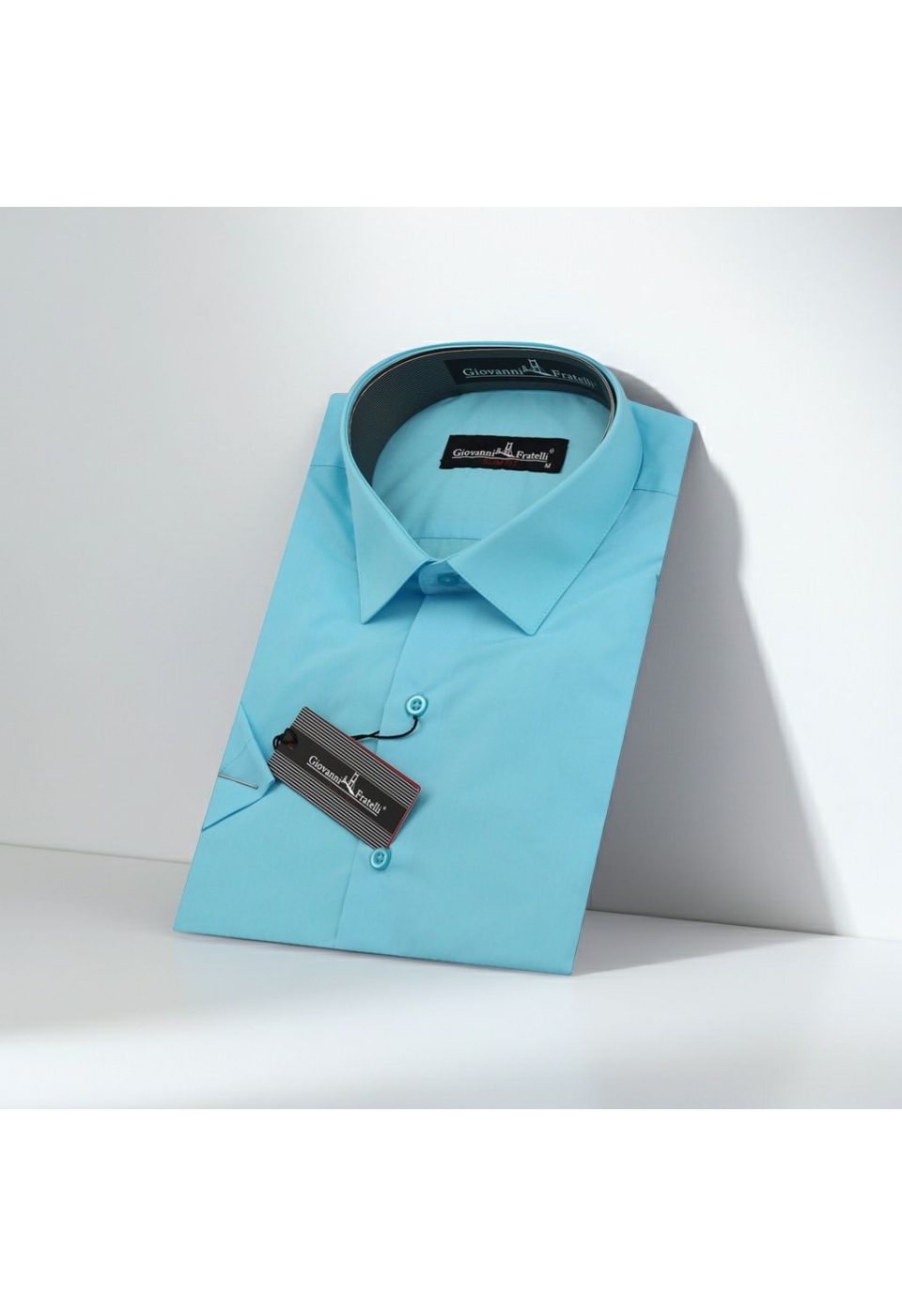 Slim Fit Kısa Kol Düz Renk Erkek Gömlek 3GMK320408065 - Giovanni Fratelli