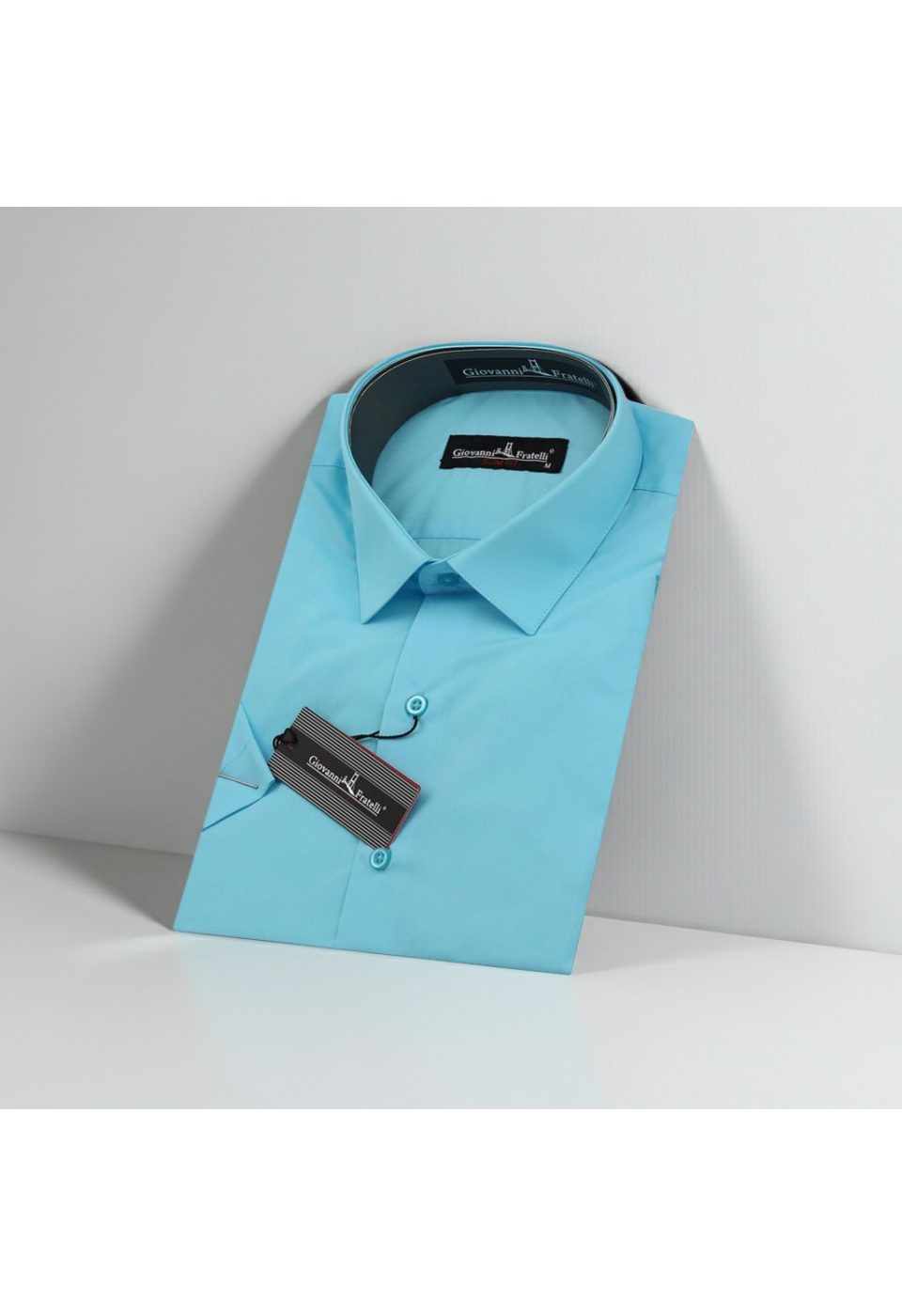 Slim Fit Kısa Kol Düz Renk Erkek Gömlek 3GMK320408065 - Giovanni Fratelli