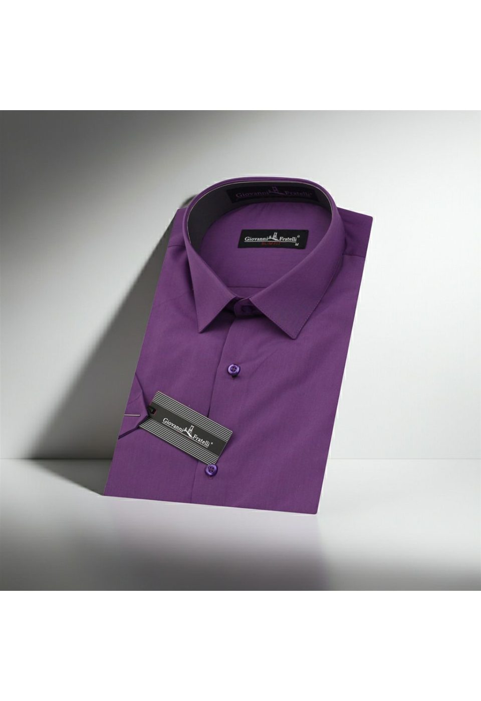 0408 CR K 066 Slim Fit Kısa Kol Düz Renk Erkek Gömlek 3GMK320408066 - Giovanni Fratelli
