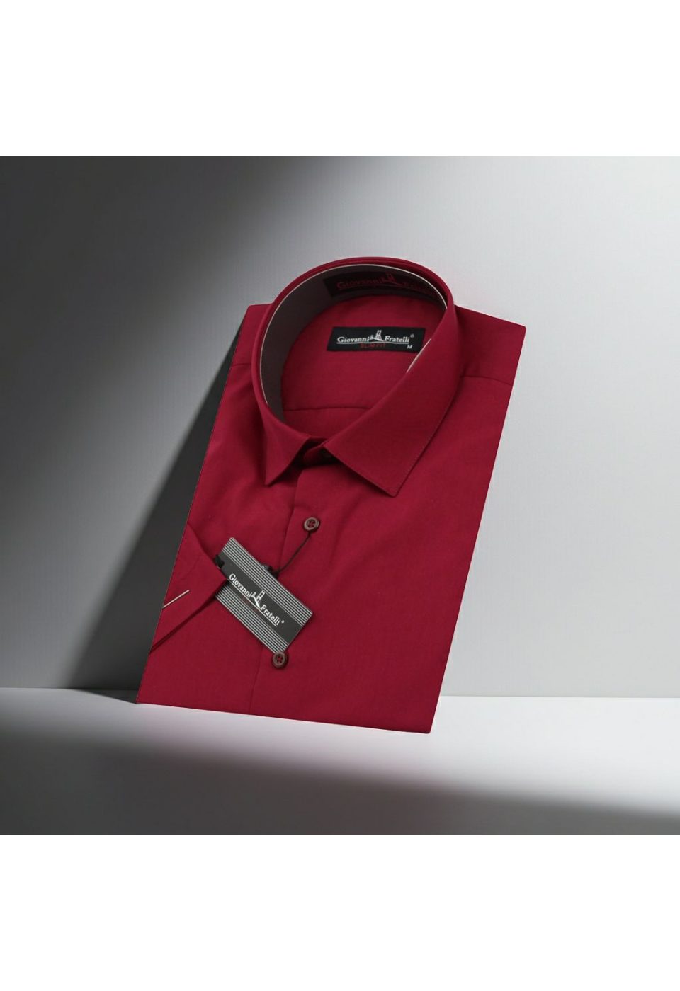 0408 CR K 068 Slim Fit Kısa Kol Düz Renk Erkek Gömlek 3GMK320408068 - Giovanni Fratelli