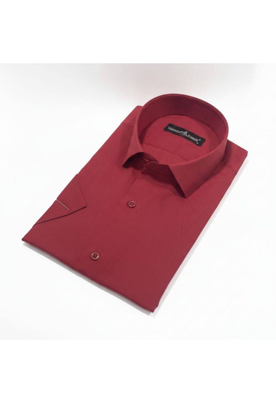 Slim Fit Kısa Kol Düz Renk Erkek Gömlek 3GMK320408074 - Giovanni Fratelli