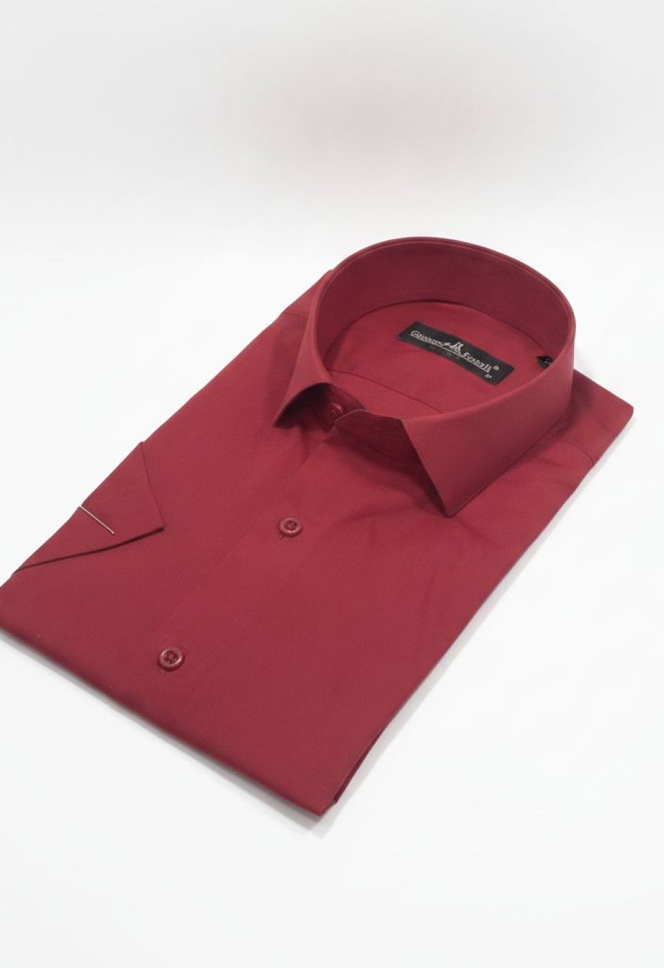 Slim Fit Kısa Kol Düz Renk Erkek Gömlek 3GMK320408074 - Giovanni Fratelli