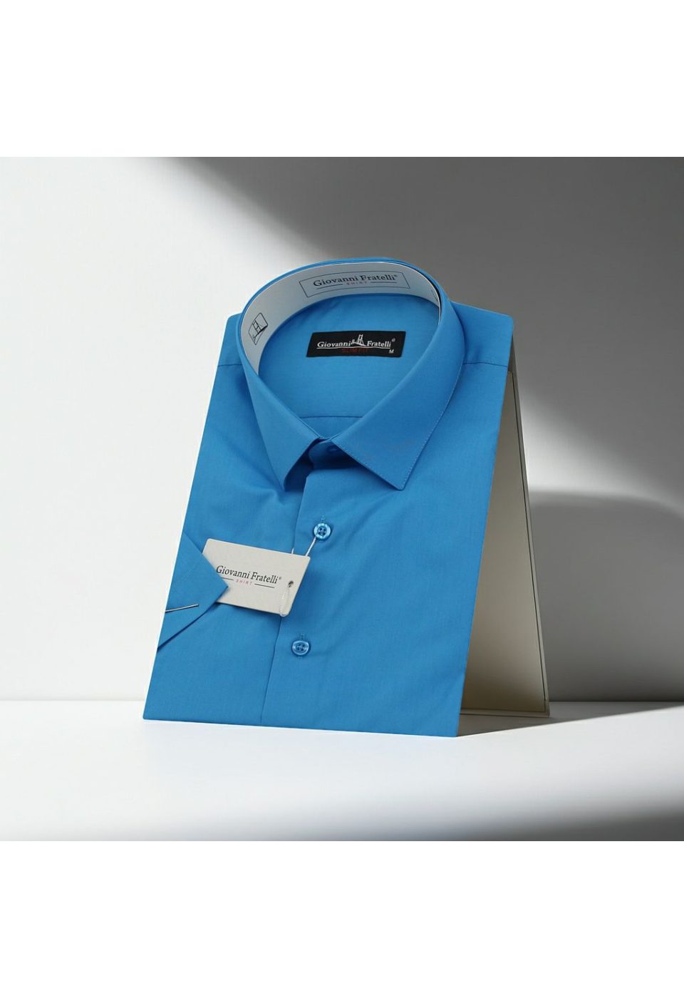 Slim Fit Kısa Kol Düz Renk Erkek Gömlek 3GMK320408A01 - Giovanni Fratelli