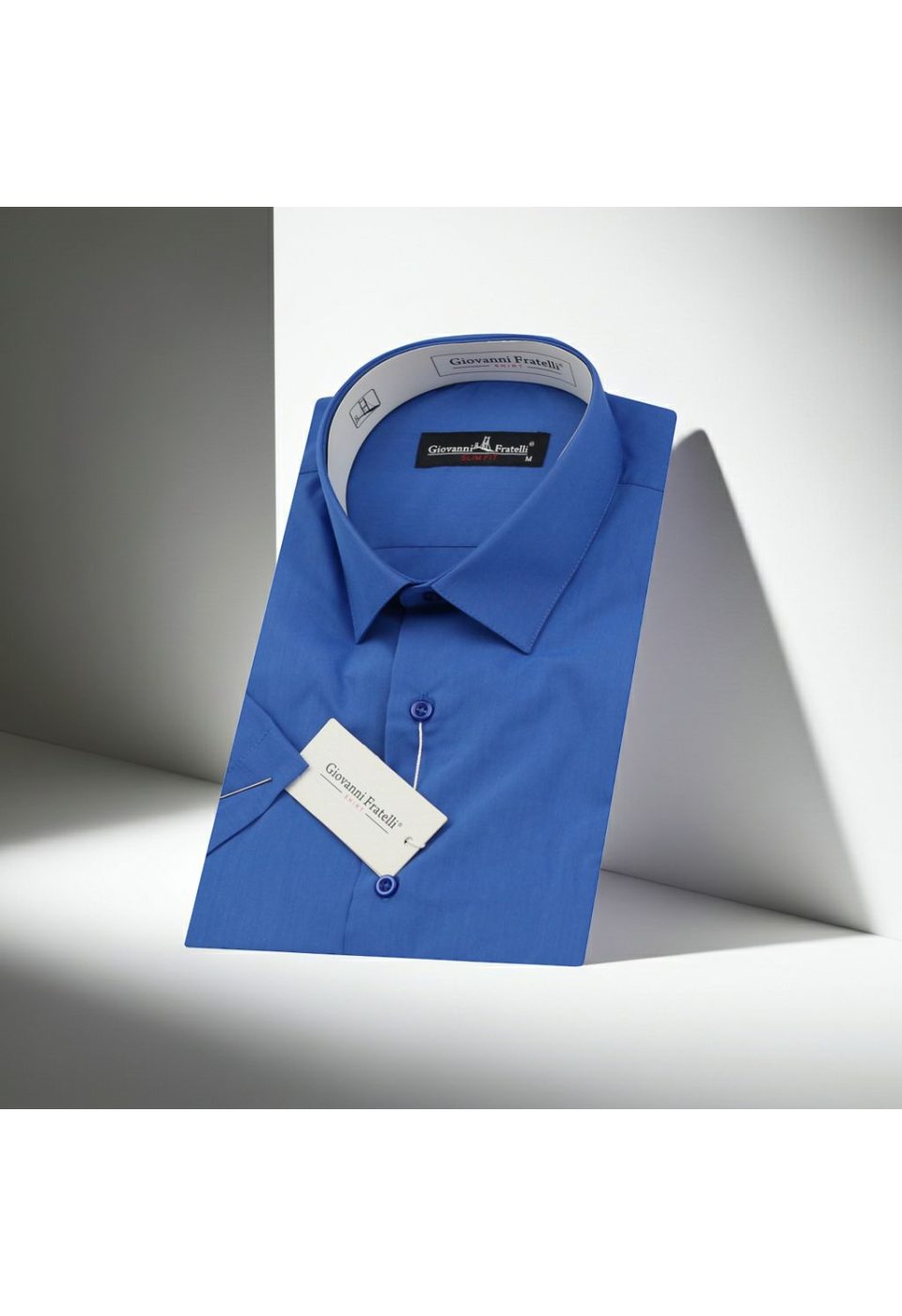 Slim Fit Kısa Kol Düz Renk Erkek Gömlek 3GMK320408A02 - Giovanni Fratelli