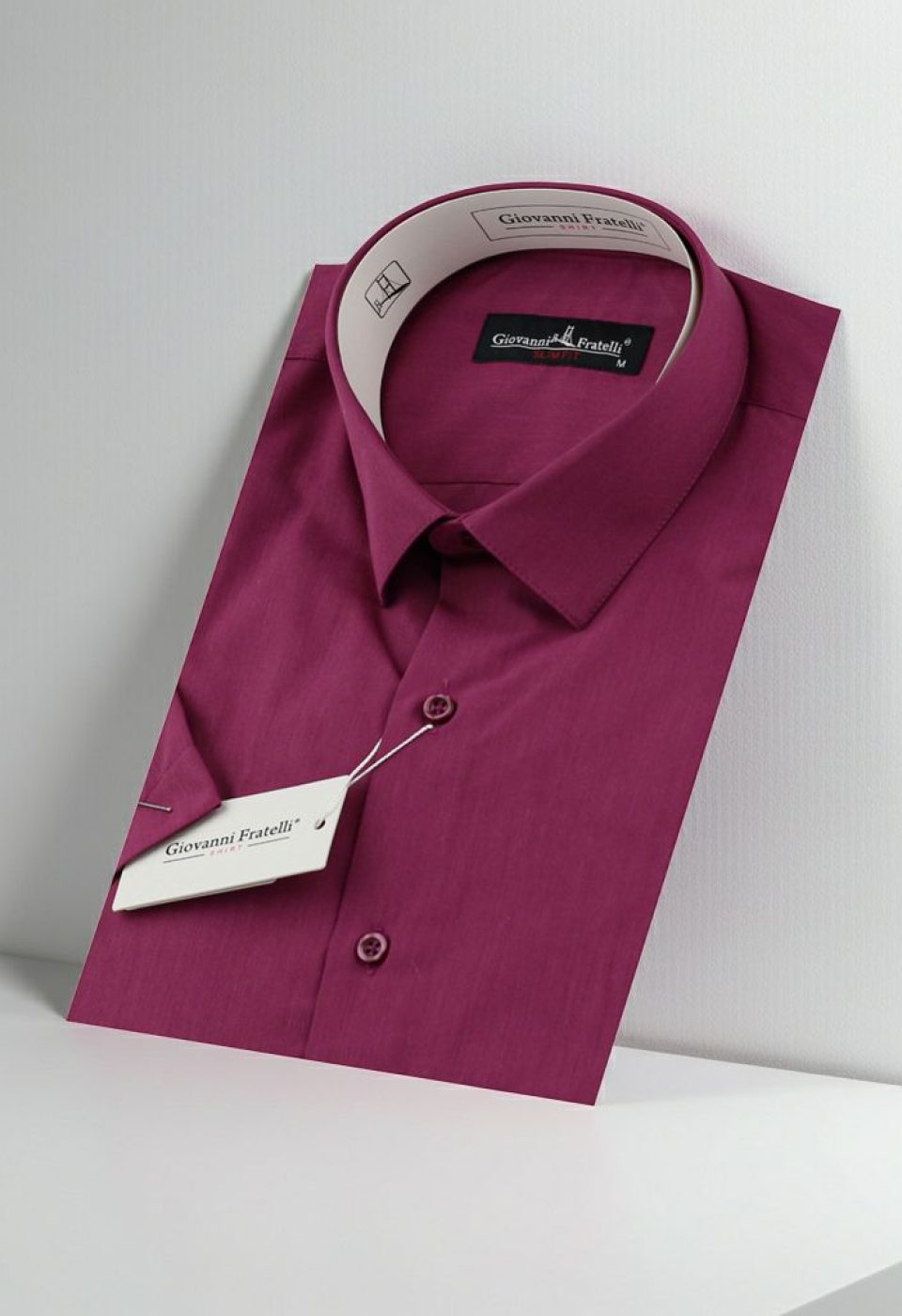 Slim Fit Kısa Kol Düz Renk Erkek Gömlek 3GMK320408A03 - Giovanni Fratelli