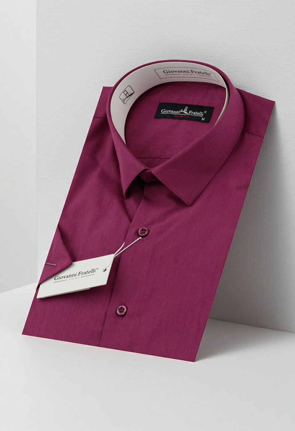 Slim Fit Kısa Kol Düz Renk Erkek Gömlek 3GMK320408A03 - Giovanni Fratelli