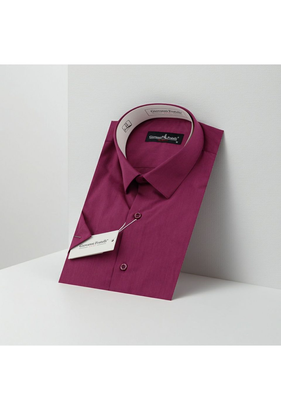 Slim Fit Kısa Kol Düz Renk Erkek Gömlek 3GMK320408A03 - Giovanni Fratelli