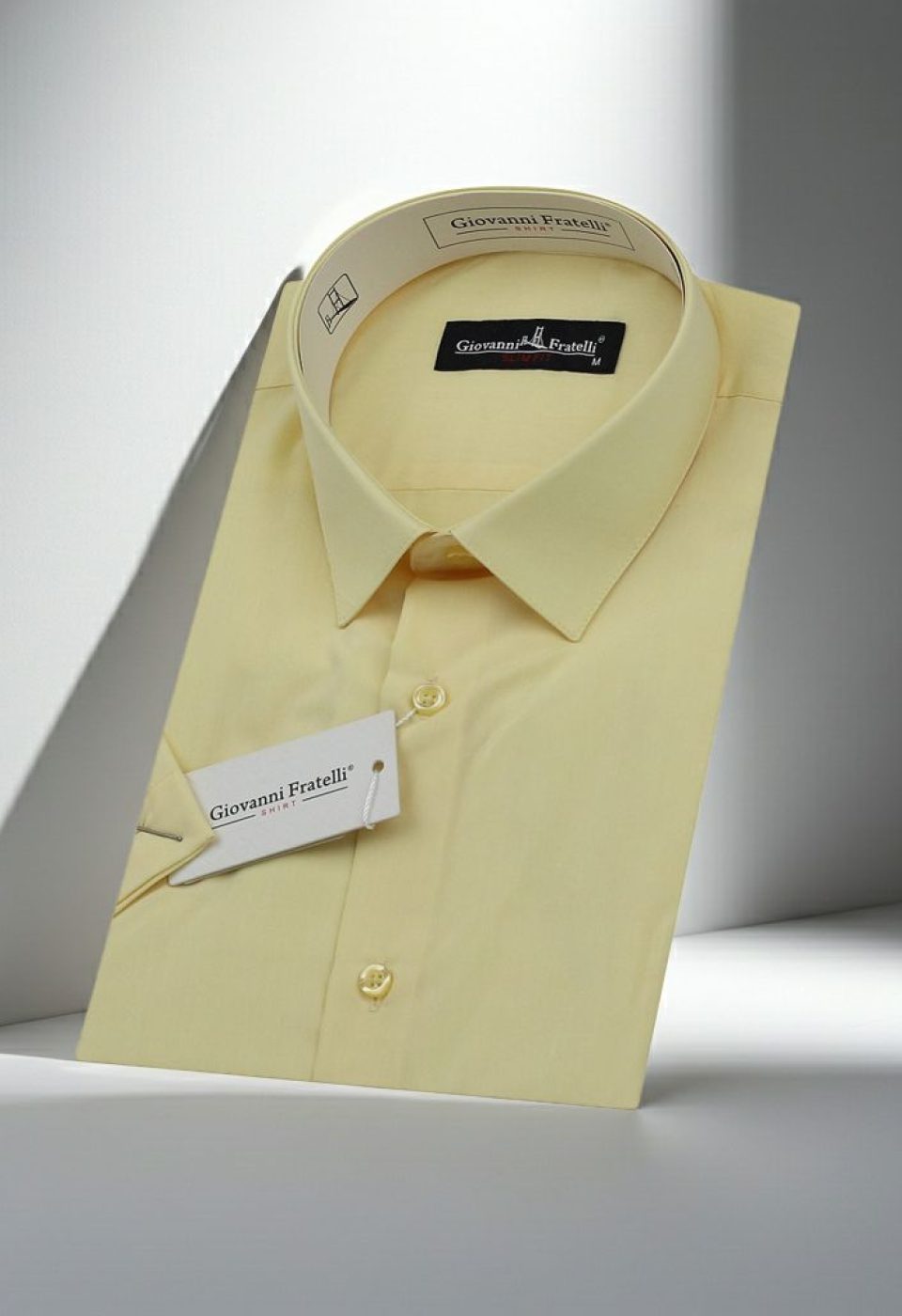 Slim Fit Kısa Kol Düz Renk Erkek Gömlek 3GMK320408A06