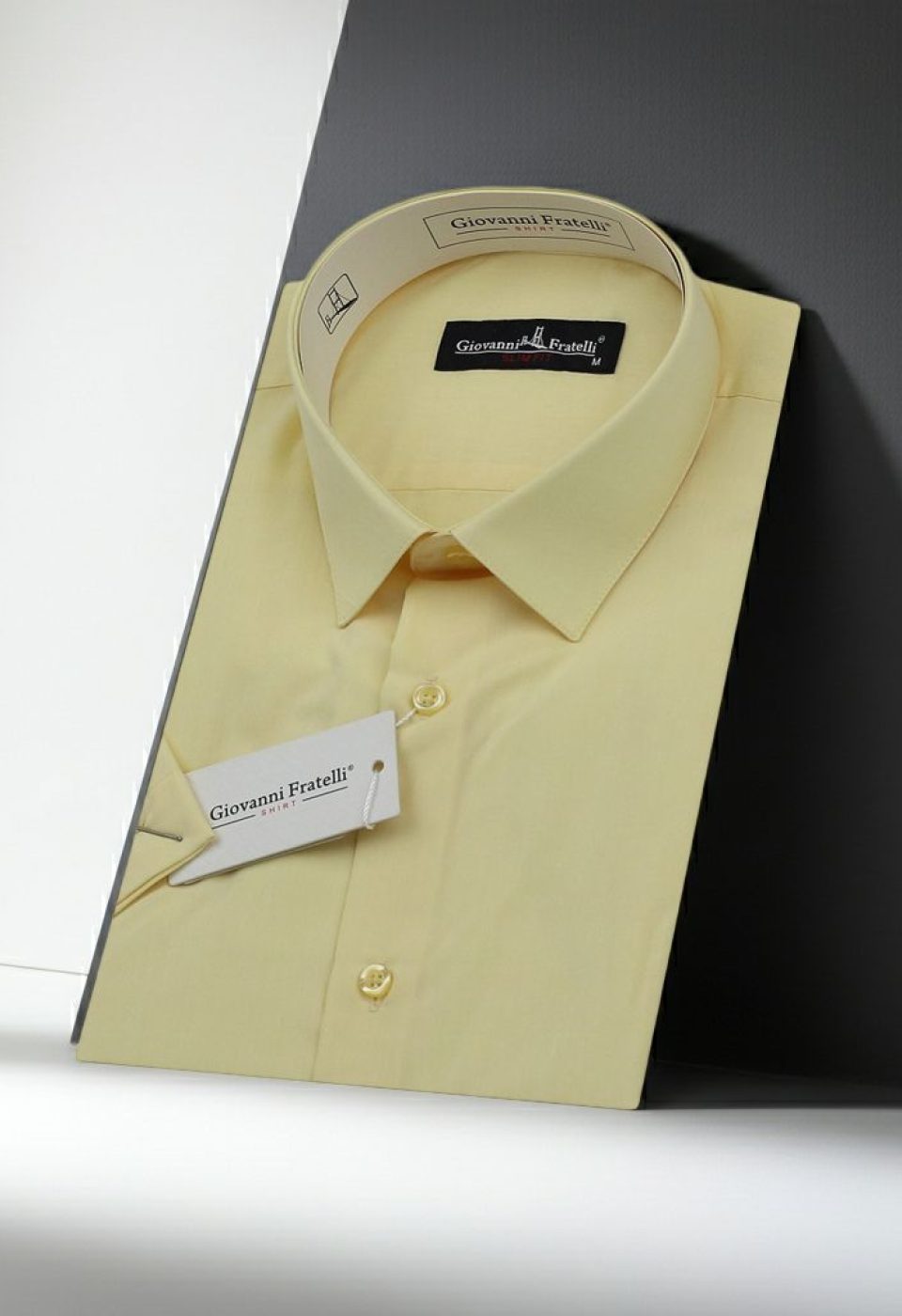 Slim Fit Kısa Kol Düz Renk Erkek Gömlek 3GMK320408A06