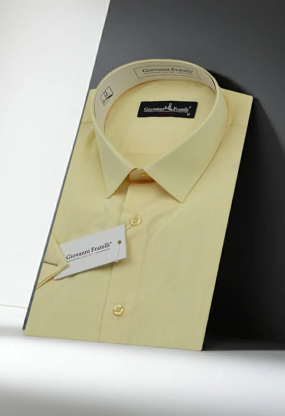 Slim Fit Kısa Kol Düz Renk Erkek Gömlek 3GMK320408A06