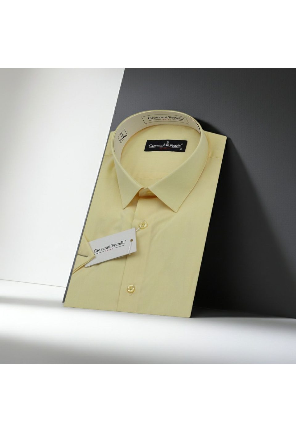0408 CR K A06 Slim Fit Kısa Kol Düz Renk Erkek Gömlek 3GMK320408A06 - Giovanni Fratelli