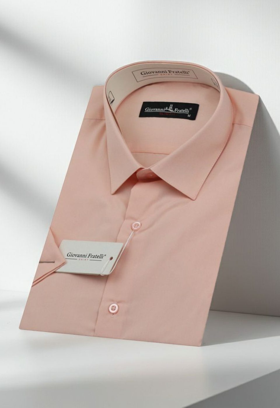 Slim Fit Kısa Kol Düz Renk Erkek Gömlek 3GMK320408A07 - Giovanni Fratelli