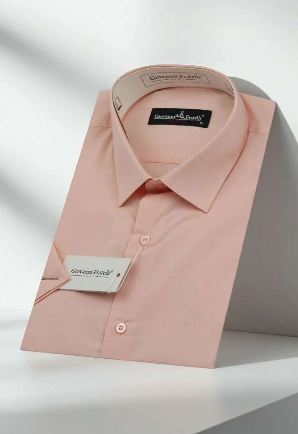 Slim Fit Kısa Kol Düz Renk Erkek Gömlek 3GMK320408A07