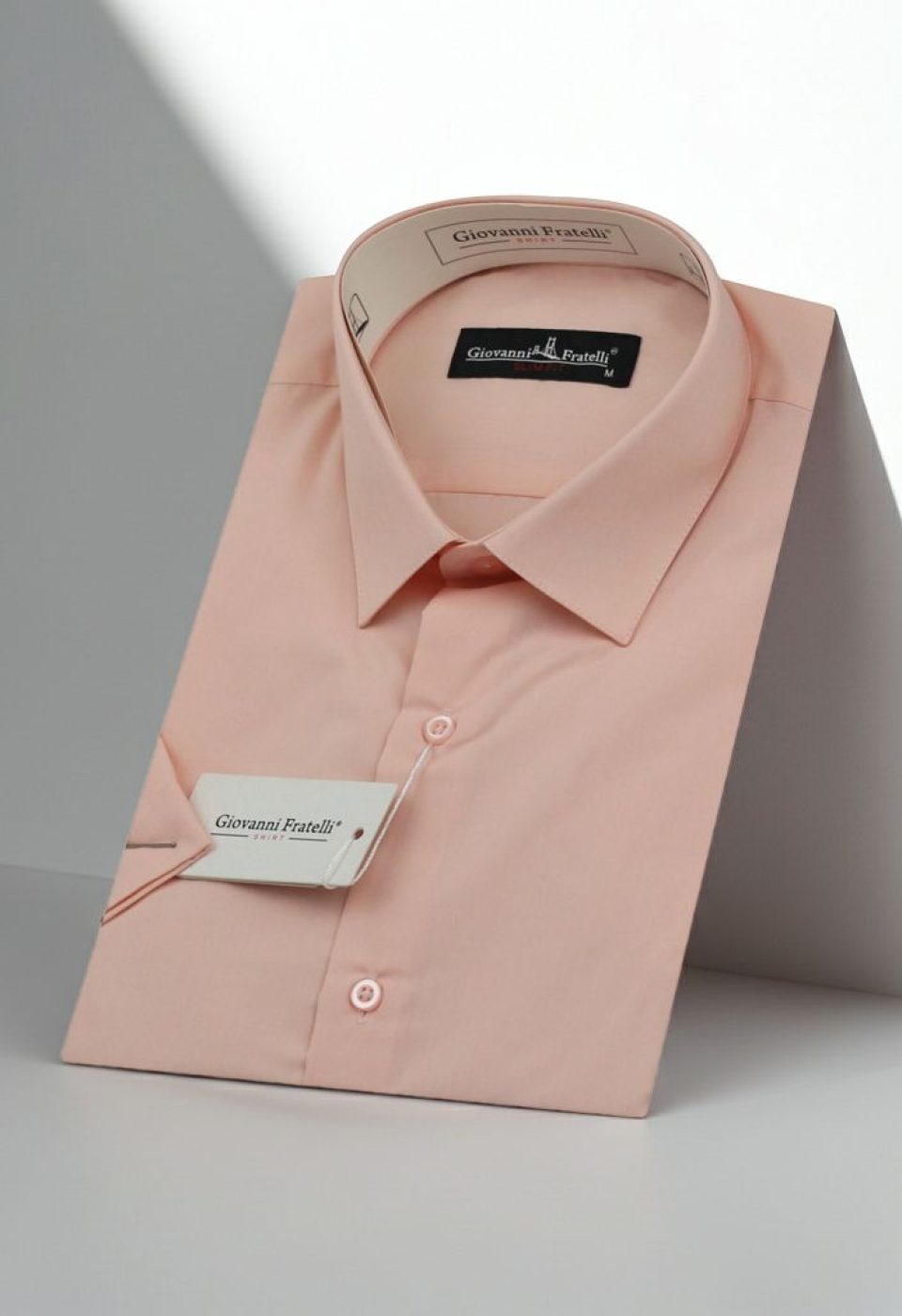 Slim Fit Kısa Kol Düz Renk Erkek Gömlek 3GMK320408A07 - Giovanni Fratelli