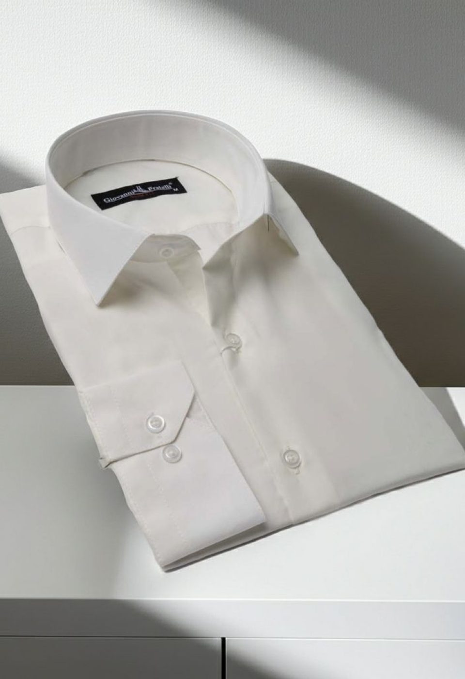 Slim Fit Uzun Kol Düz Renk Erkek Gömlek 3GMK310408SAM - Giovanni Fratelli