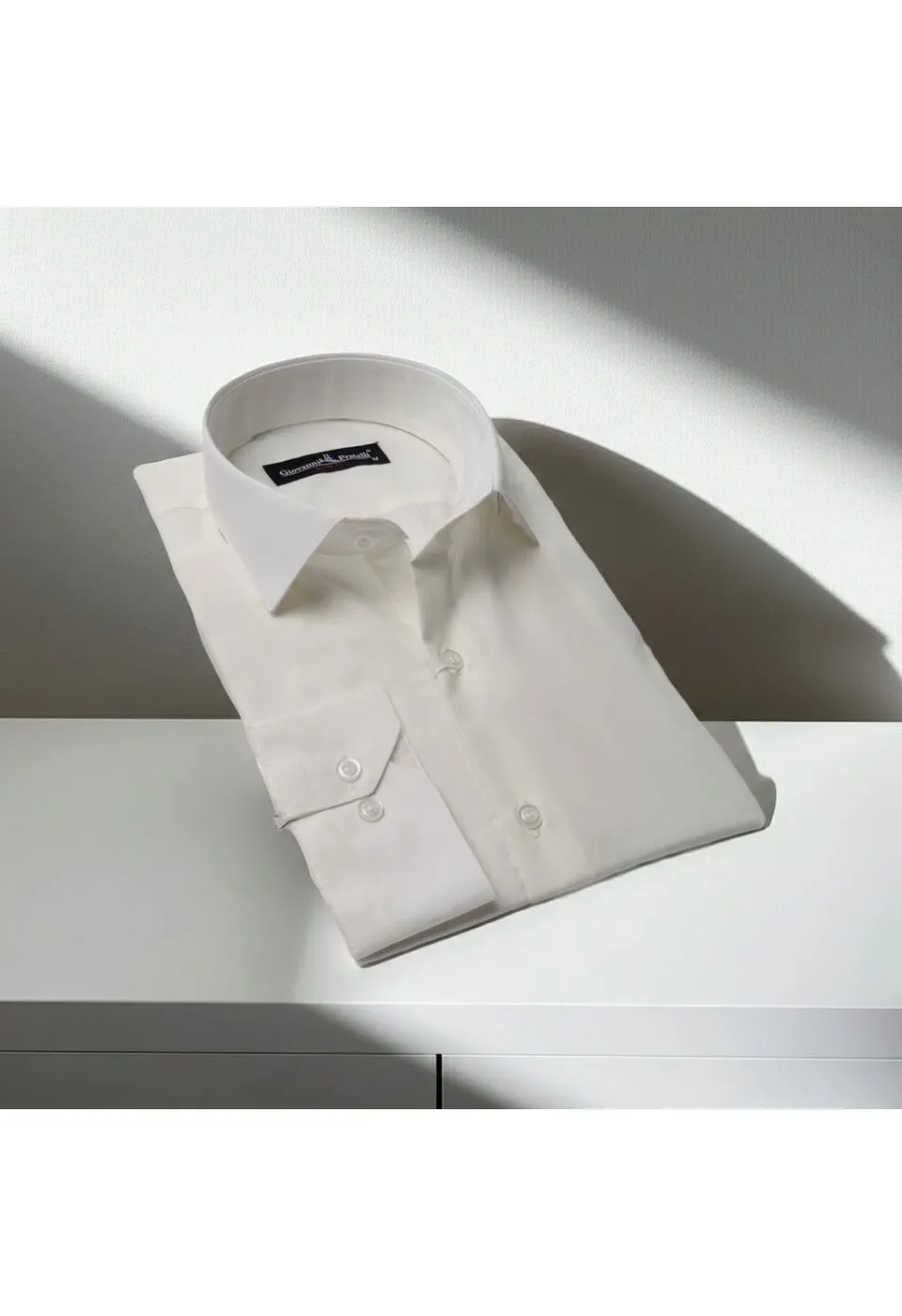Slim Fit Uzun Kol Düz Renk Erkek Gömlek 3GMK310408SAM - Giovanni Fratelli