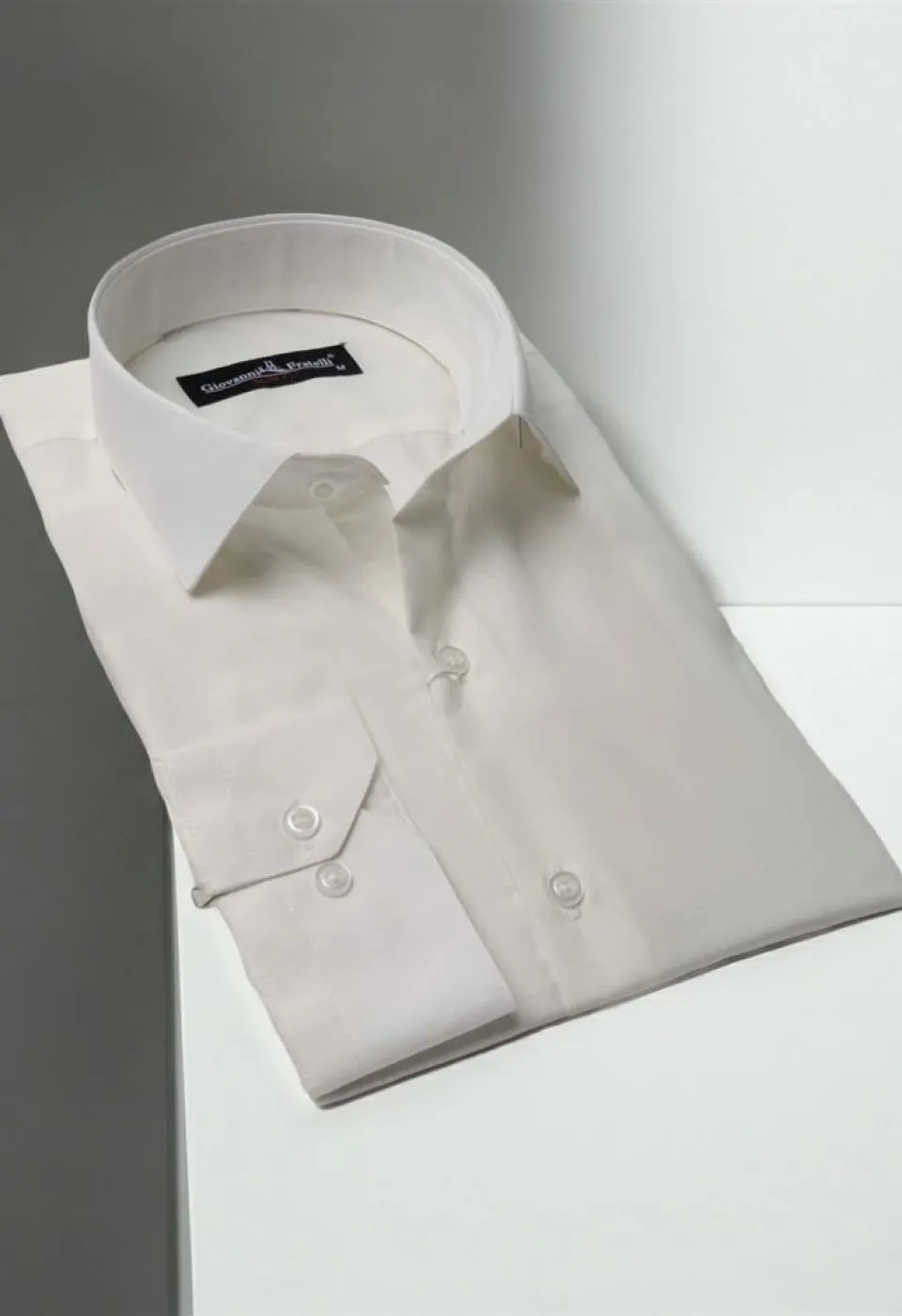 Slim Fit Uzun Kol Düz Renk Erkek Gömlek 3GMK310408SAM - Giovanni Fratelli