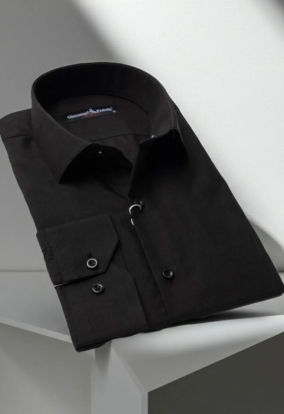 Slim Fit Uzun Kol Düz Renk Erkek Gömlek 3GMK310408SYH - Giovanni Fratelli
