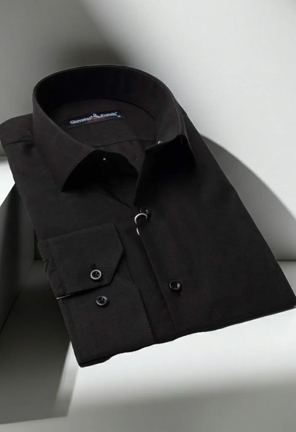 Slim Fit Uzun Kol Düz Renk Erkek Gömlek 3GMK310408SYH - Giovanni Fratelli