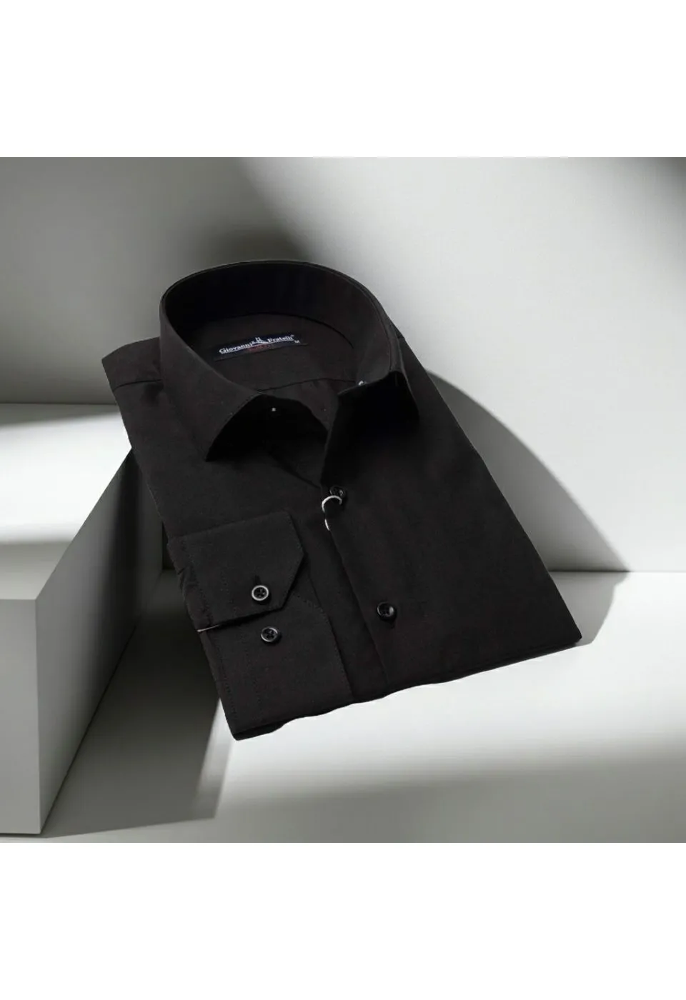 Slim Fit Uzun Kol Düz Renk Erkek Gömlek 3GMK310408SYH - Giovanni Fratelli