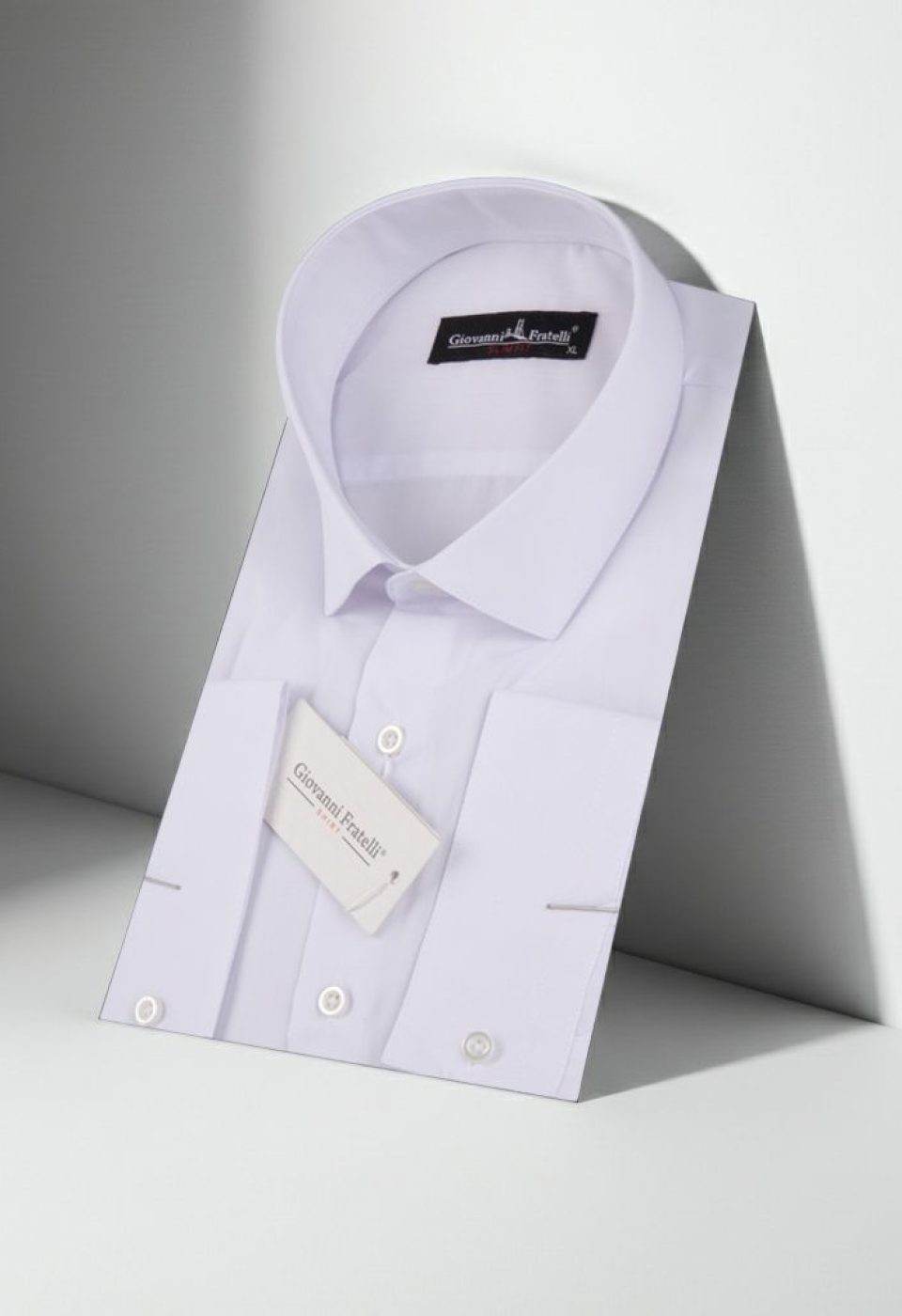 Slim Fit Uzun Kol Universal Manşet Düz Renk Erkek Gömlek 3GMK340408BYZ