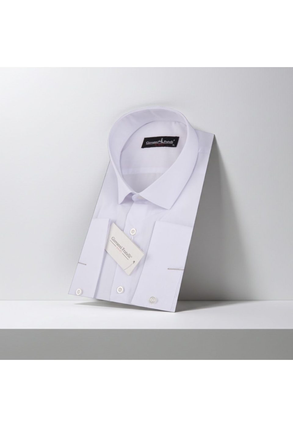 Slim Fit Uzun Kol Universal Manşet Düz Renk Erkek Gömlek 3GMK340408BYZ - Giovanni Fratelli