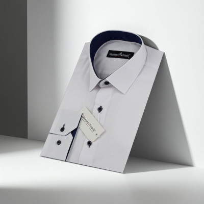 Slim Fit Uzun Kol Düz Renk Erkek Gömlek 3GMK310411001 - Giovanni Fratelli