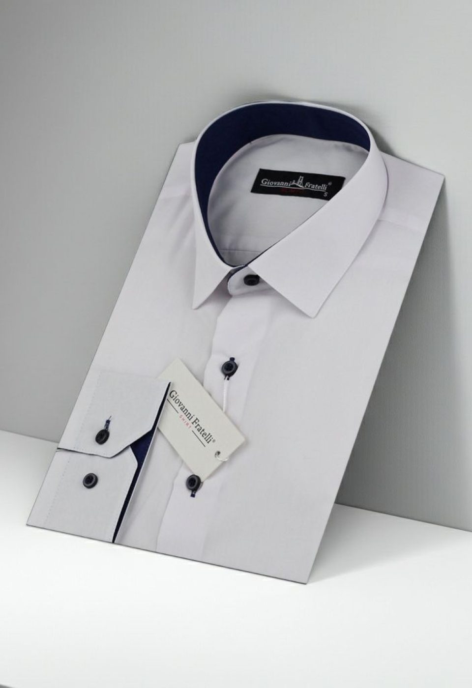 0411 CR 001 Slim Fit Uzun Kol Düz Renk Erkek Gömlek 3GMK310411001 - Giovanni Fratelli