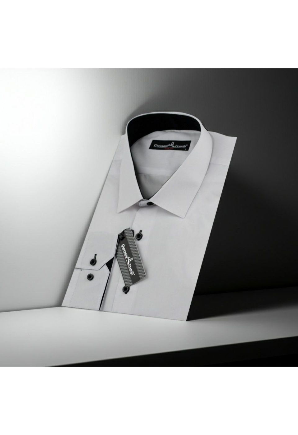 0411 CR 002 Slim Fit Uzun Kol Düz Renk Erkek Gömlek 3GMK310411002 - Giovanni Fratelli
