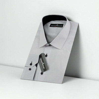 Slim Fit Uzun Kol Düz Renk Erkek Gömlek 3GMK310411002