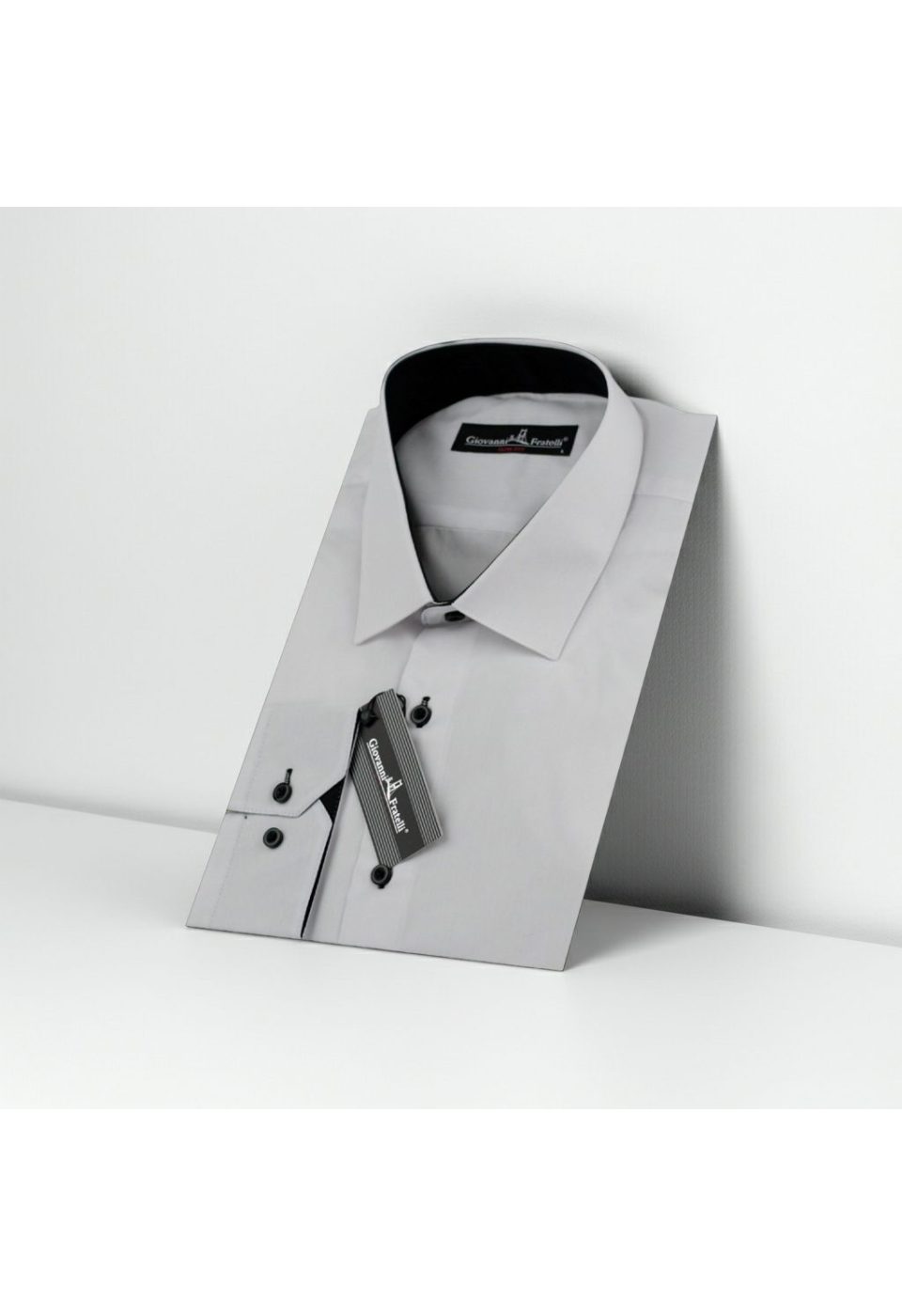 0411 CR 002 Slim Fit Uzun Kol Düz Renk Erkek Gömlek 3GMK310411002 - Giovanni Fratelli