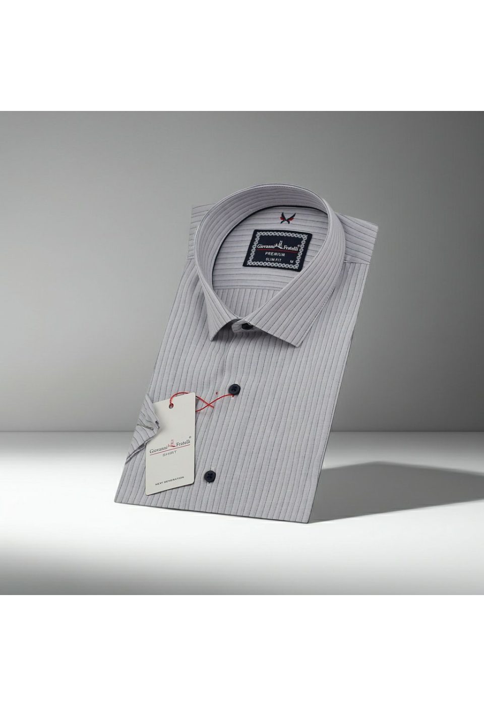 Slim Fit Kısa Kol Desenli Erkek Gömlek 3GMK320414003 - Giovanni Fratelli