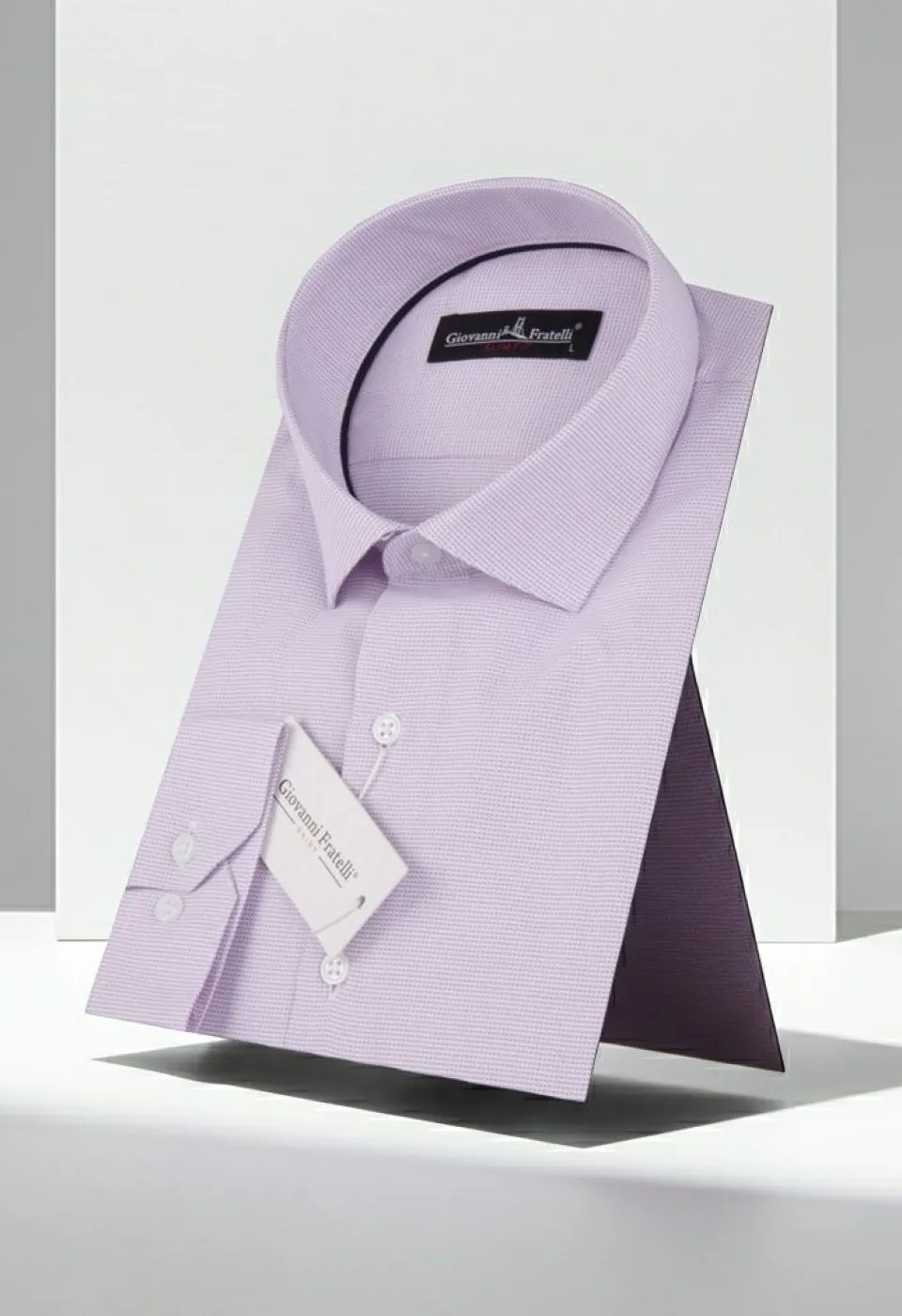 Slim Fit Uzun Kol Desenli Erkek Gömlek 3GMK310416008