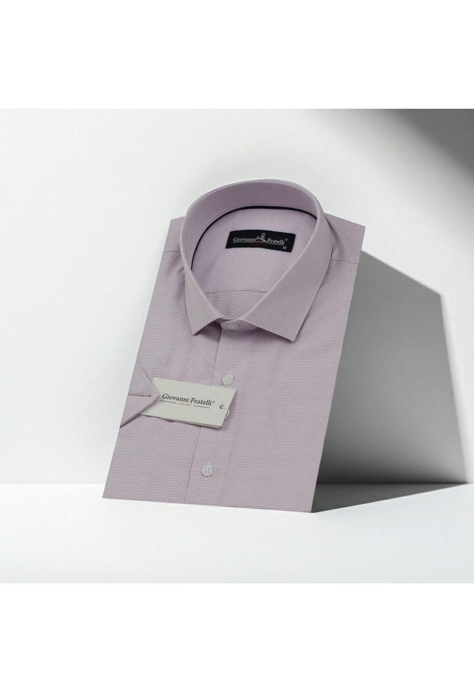 0416 CR K 002 Slim Fit Kısa Kol Desenli Erkek Gömlek 3GMK320416002 - Giovanni Fratelli