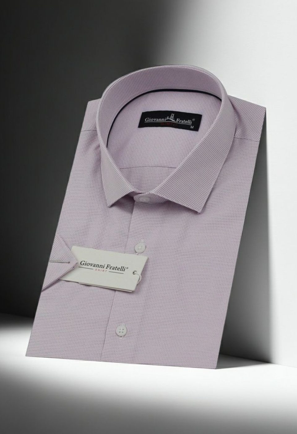 Slim Fit Kısa Kol Desenli Erkek Gömlek 3GMK320416002