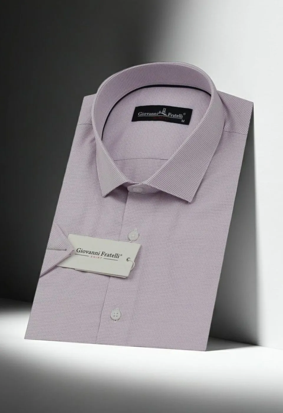 Slim Fit Kısa Kol Desenli Erkek Gömlek 3GMK320416002