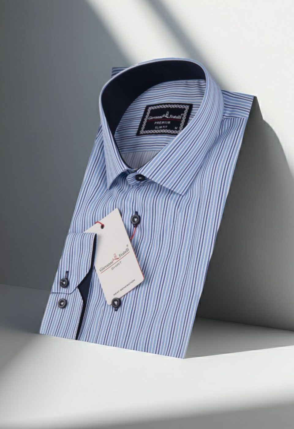 0422 CR DIGITAL 003 Slim Fit Uzun Kol Desenli Dijital Baskılı Erkek Gömlek 3GMK320422003 - Giovanni Fratelli