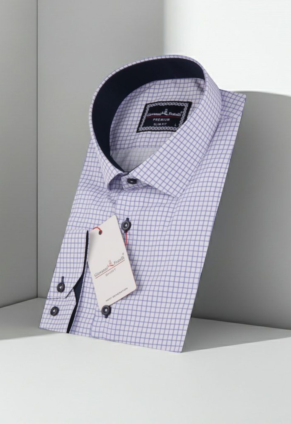 Slim Fit Uzun Kol Desenli Dijital Baskılı Erkek Gömlek 3GMK320422005