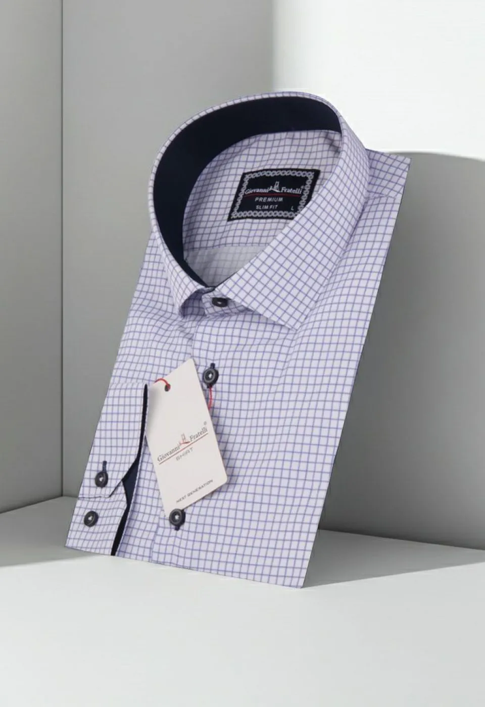Slim Fit Uzun Kol Desenli Dijital Baskılı Erkek Gömlek 3GMK320422005