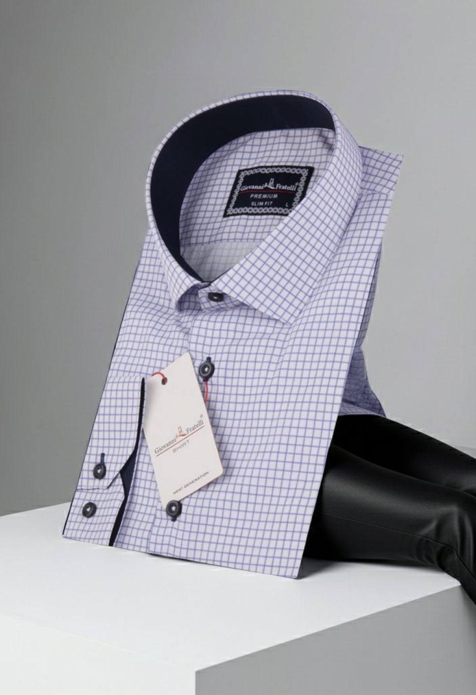 Slim Fit Uzun Kol Desenli Dijital Baskılı Erkek Gömlek 3GMK320422005