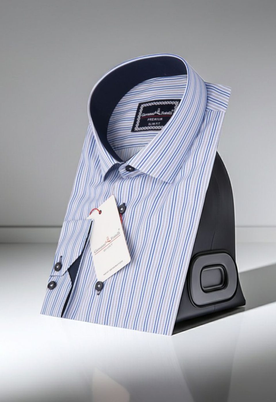 Slim Fit Uzun Kol Desenli Dijital Baskılı Erkek Gömlek 3GMK320422010