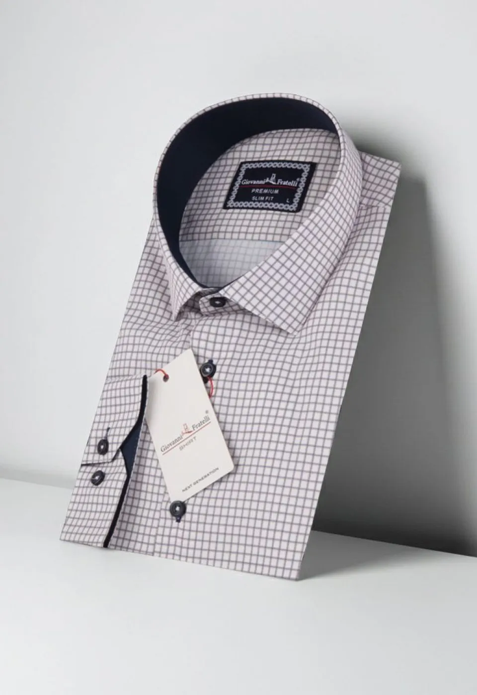 Slim Fit Uzun Kol Desenli Dijital Baskılı Erkek Gömlek 3GMK320422013