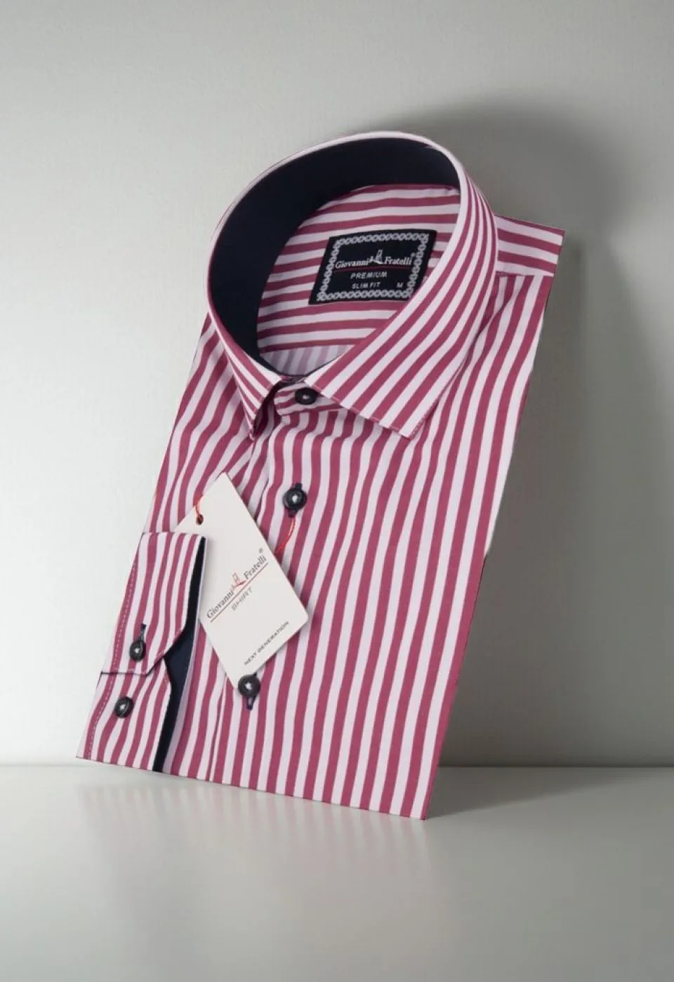 Slim Fit Uzun Kol Desenli Dijital Baskılı Erkek Gömlek 3GMK320422019