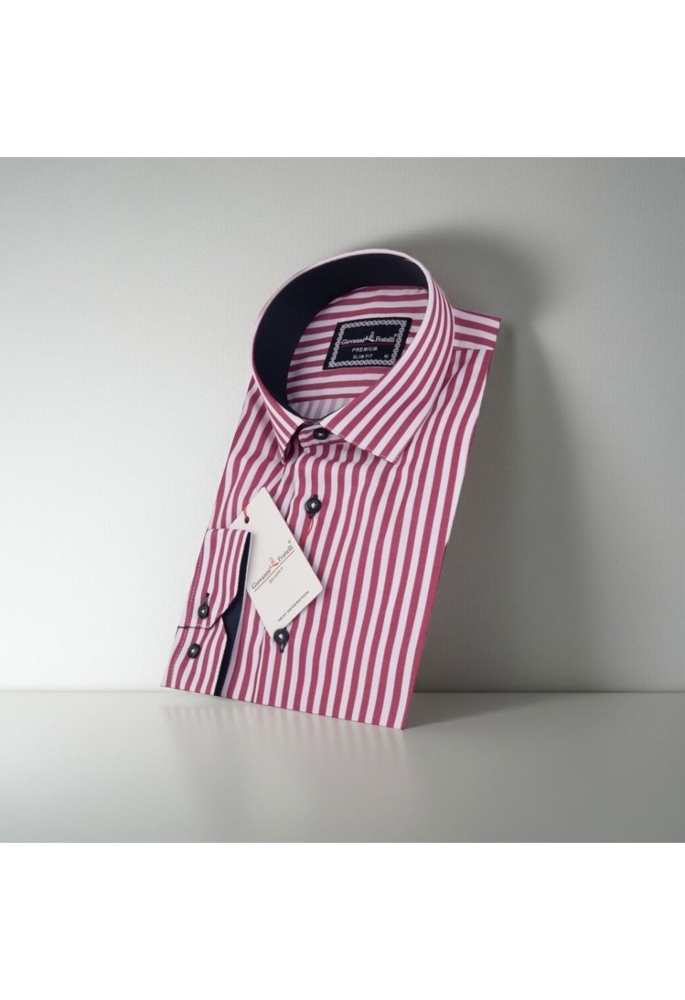 0422 CR DIGITAL 019 Slim Fit Uzun Kol Desenli Dijital Baskılı Erkek Gömlek 3GMK320422019 - Giovanni Fratelli