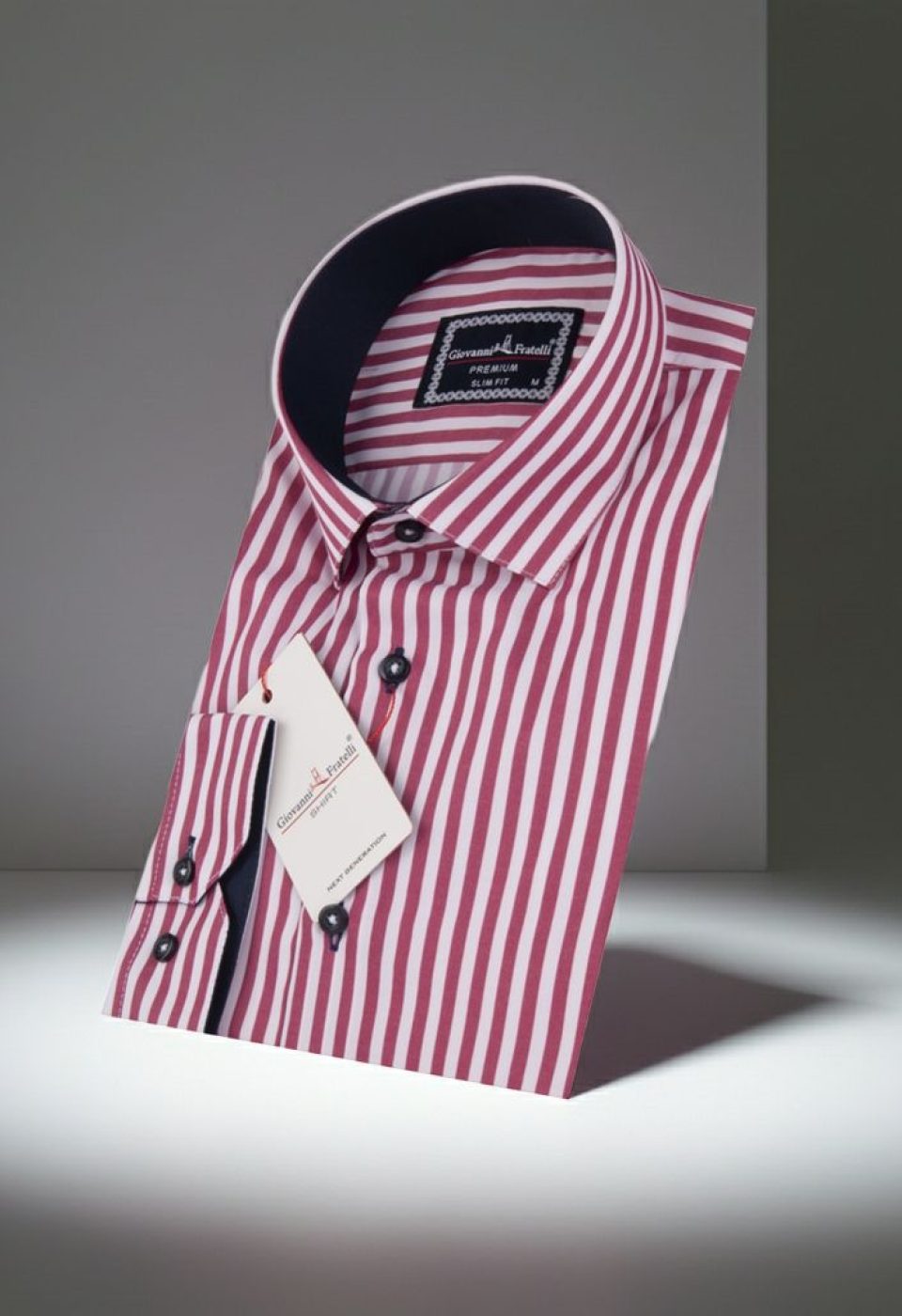 Slim Fit Uzun Kol Desenli Dijital Baskılı Erkek Gömlek 3GMK320422019