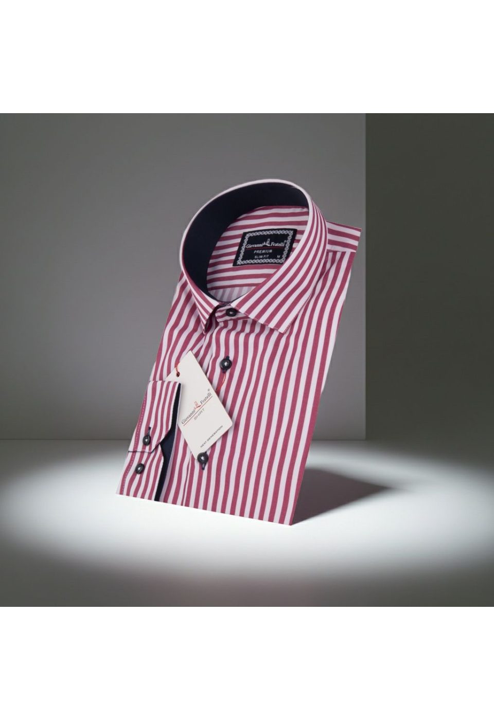 0422 CR DIGITAL 019 Slim Fit Uzun Kol Desenli Dijital Baskılı Erkek Gömlek 3GMK320422019 - Giovanni Fratelli