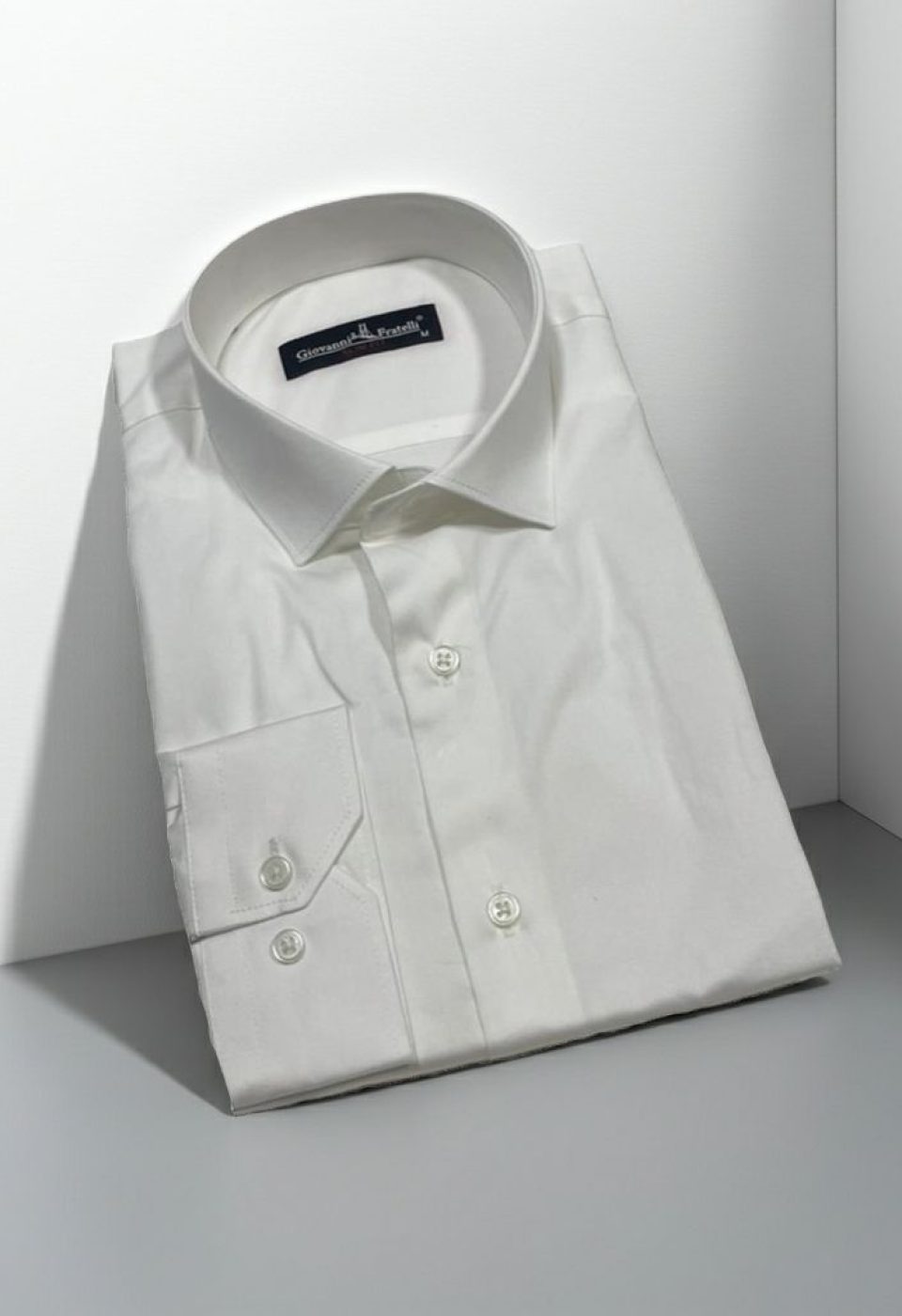 Slim Fit Uzun Kol Düz Renk Saten Erkek Gömlek 3GMK310435001 - Giovanni Fratelli