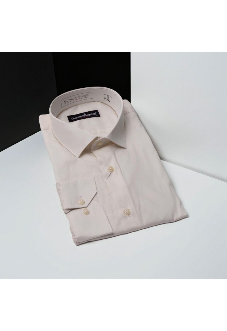 Slim Fit Uzun Kol Düz Renk Saten Erkek Gömlek 3GMK310435002 - Giovanni Fratelli